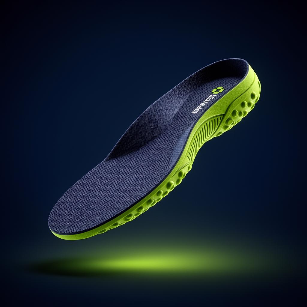 Soletta SOFT PADEL — mesh navy con suola lime